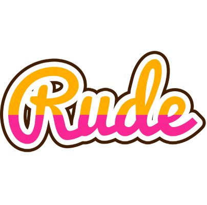 Rude smoothie logo