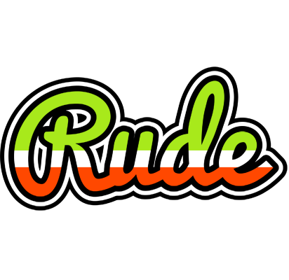 Rude superfun logo