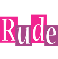 Rude whine logo