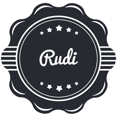 Rudi badge logo