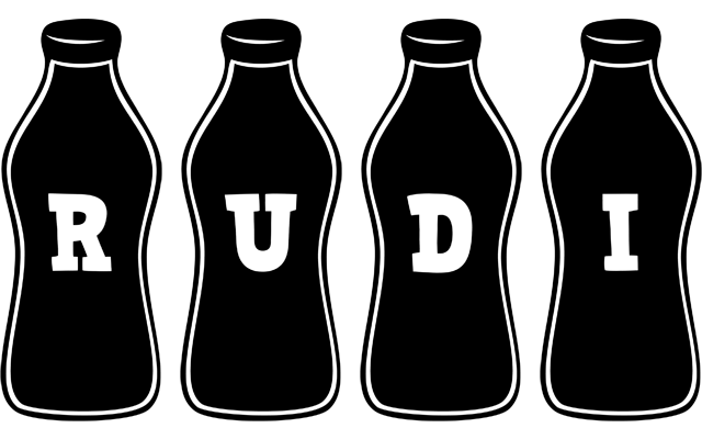 Rudi bottle logo
