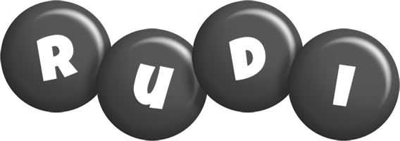 Rudi candy-black logo