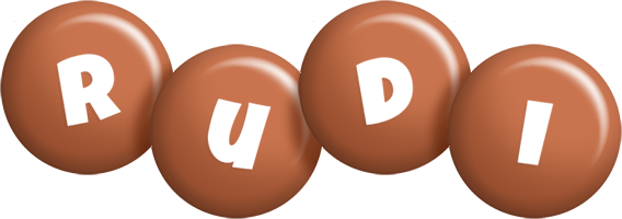 Rudi candy-brown logo