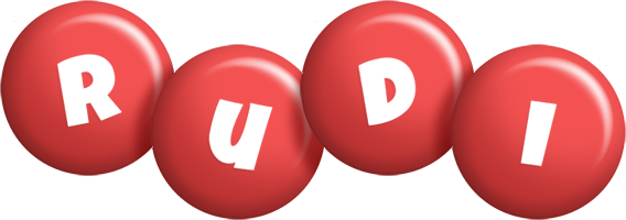 Rudi candy-red logo