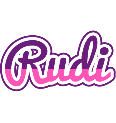 Rudi cheerful logo