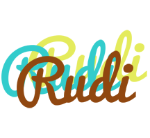 Rudi cupcake logo