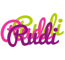 Rudi flowers logo