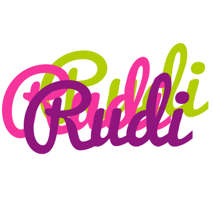 Rudi flowers logo