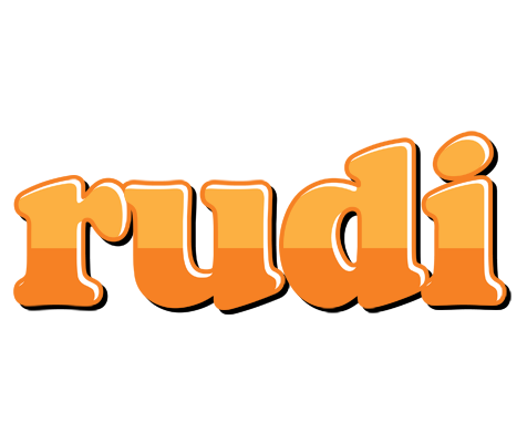 Rudi orange logo