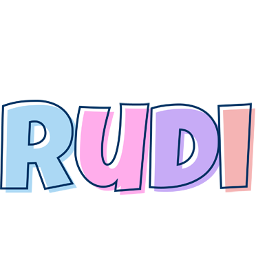 Rudi pastel logo