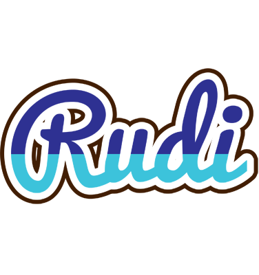 Rudi raining logo