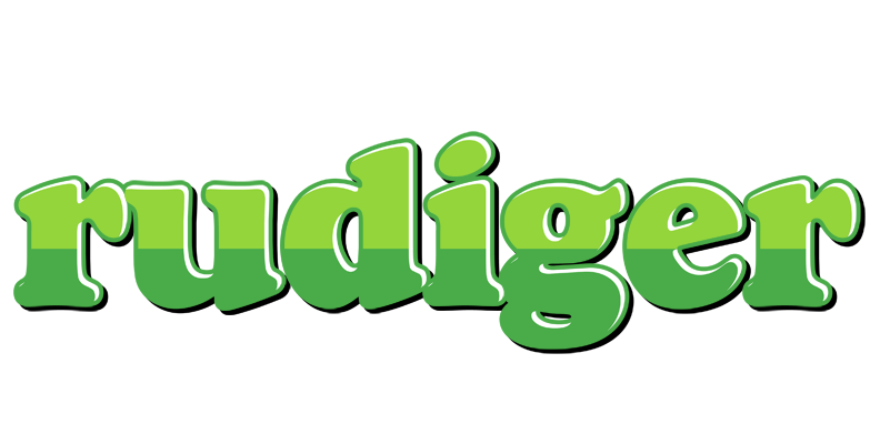 Rudiger apple logo