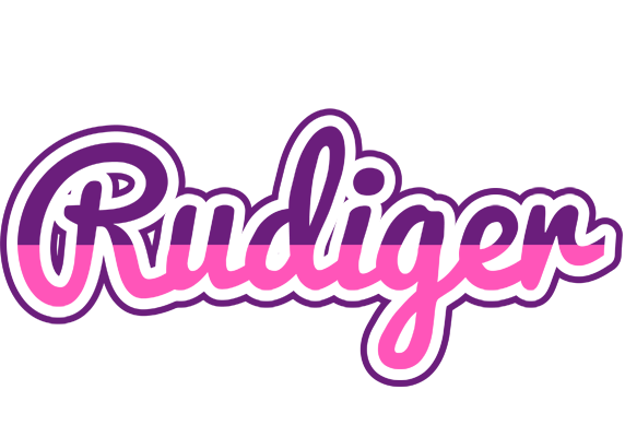 Rudiger cheerful logo