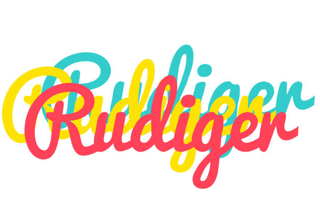 Rudiger disco logo