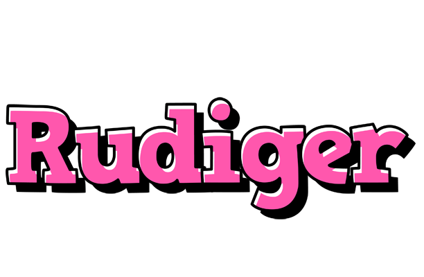 Rudiger girlish logo