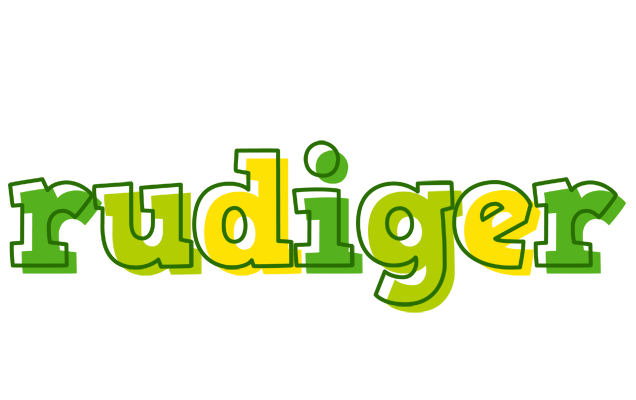 Rudiger juice logo