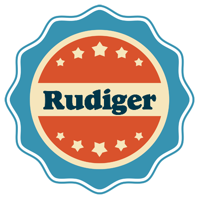 Rudiger labels logo