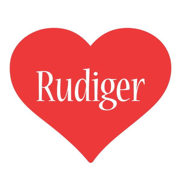 Rudiger love logo