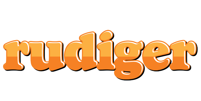 Rudiger orange logo