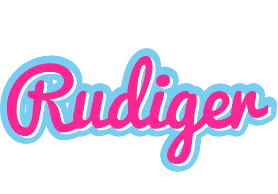 Rudiger popstar logo