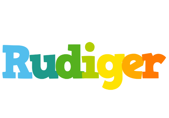 Rudiger rainbows logo