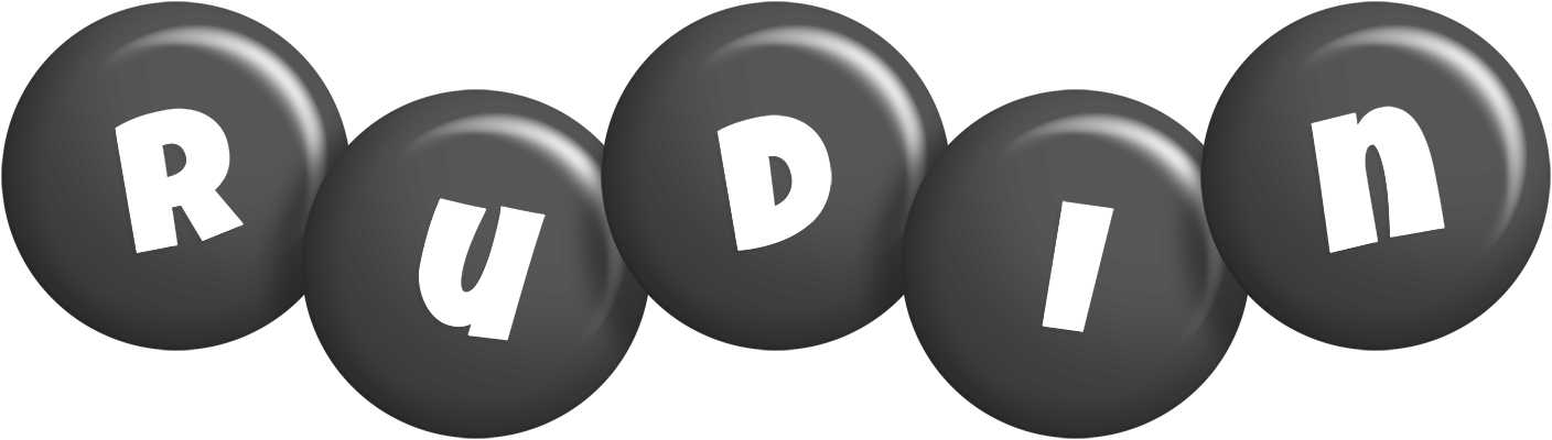 Rudin candy-black logo