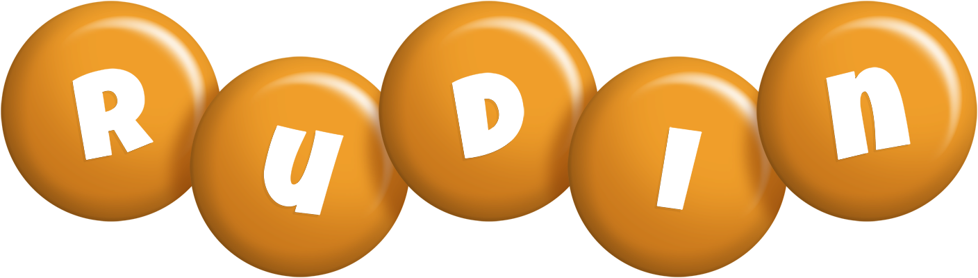 Rudin candy-orange logo