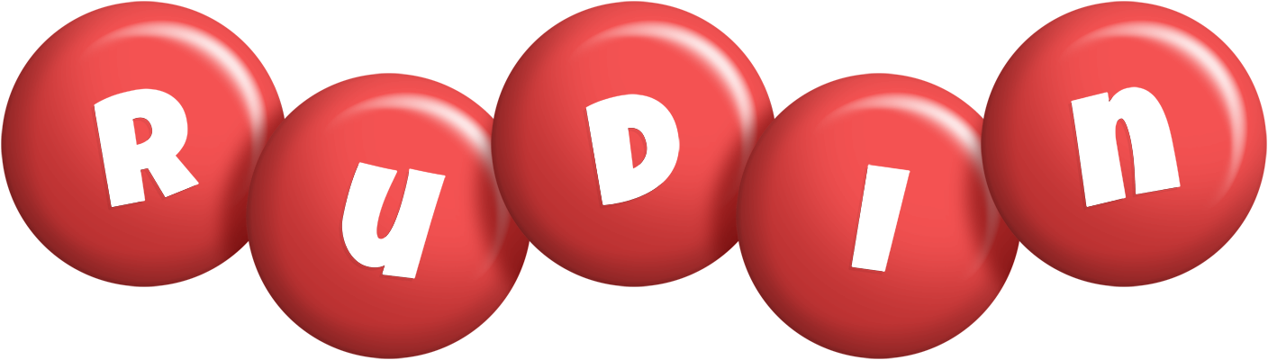 Rudin candy-red logo