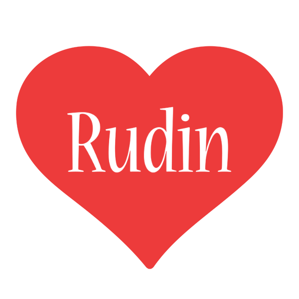 Rudin love logo