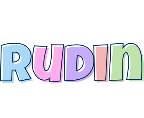 Rudin pastel logo