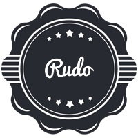 Rudo badge logo