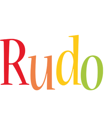 Rudo birthday logo