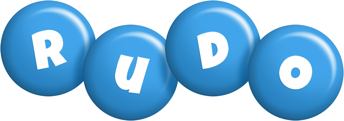 Rudo candy-blue logo