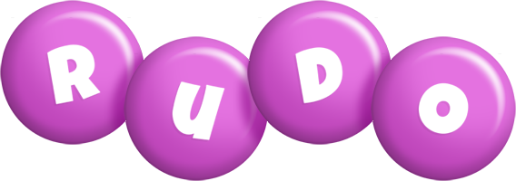 Rudo candy-purple logo