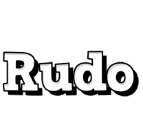 Rudo snowing logo