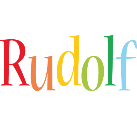 Rudolf birthday logo