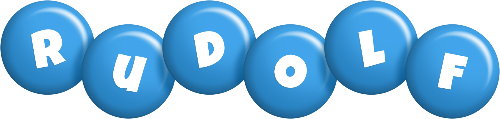 Rudolf candy-blue logo