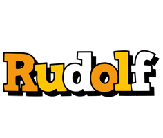 Rudolf cartoon logo