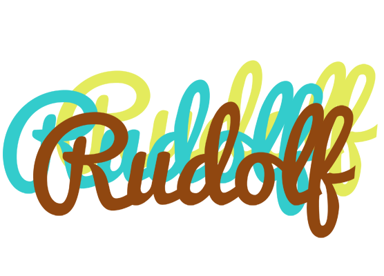 Rudolf cupcake logo