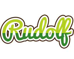 Rudolf golfing logo