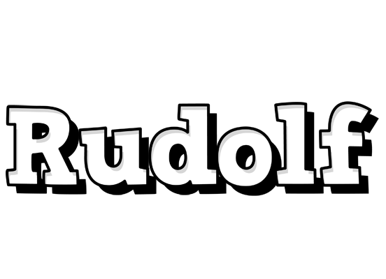 Rudolf snowing logo