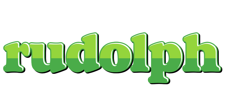 Rudolph apple logo