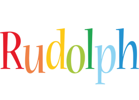 Rudolph birthday logo