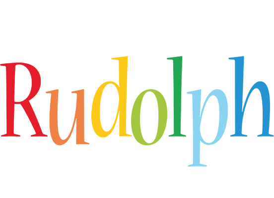 Rudolph birthday logo