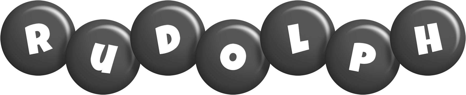Rudolph candy-black logo