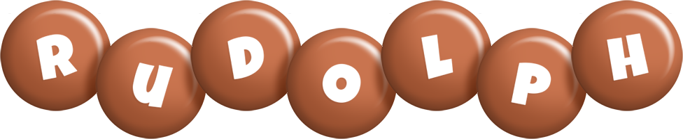 Rudolph candy-brown logo