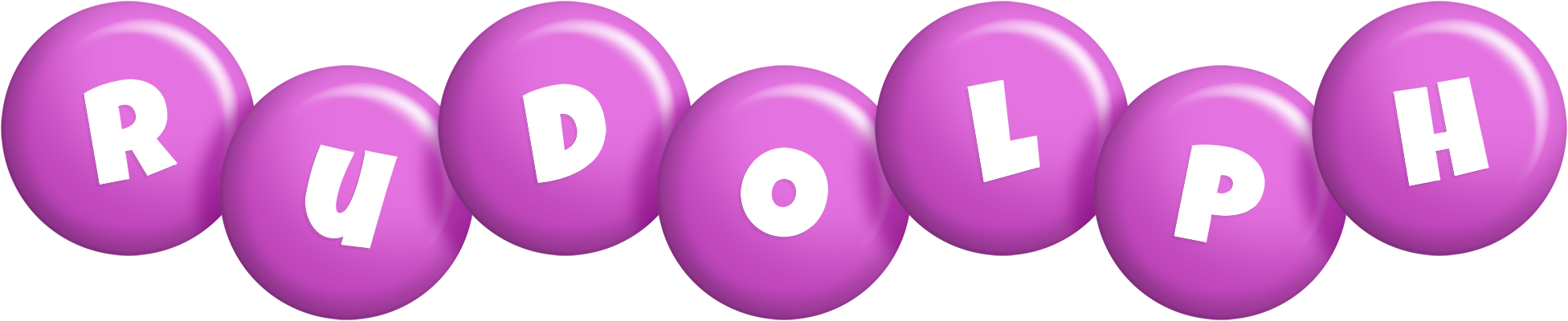Rudolph candy-purple logo