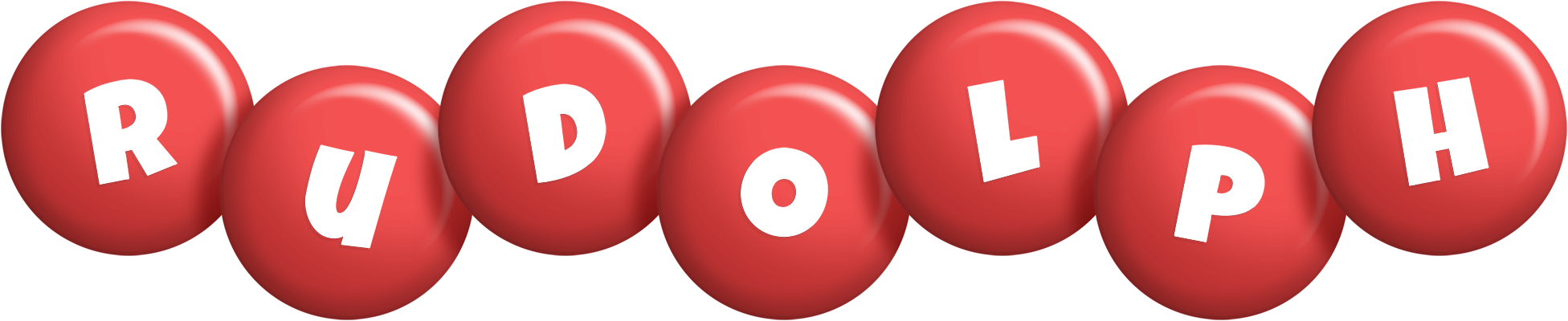 Rudolph candy-red logo