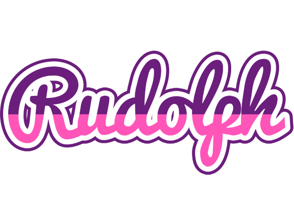 Rudolph cheerful logo