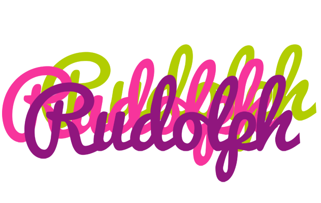 Rudolph flowers logo